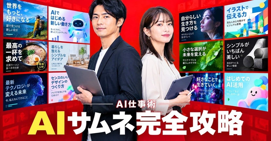 AIサムネ完全攻略/教材記事の表紙